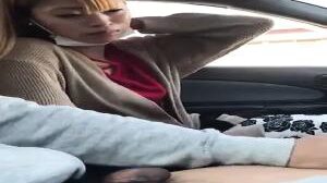 Blowjob im Auto